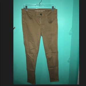 American Eagle Khaki Jeggings